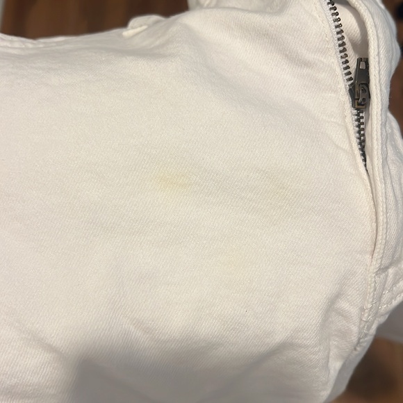 J Crew White Raw Hem Slim Boyfriend Jeans - Picture 5 of 5